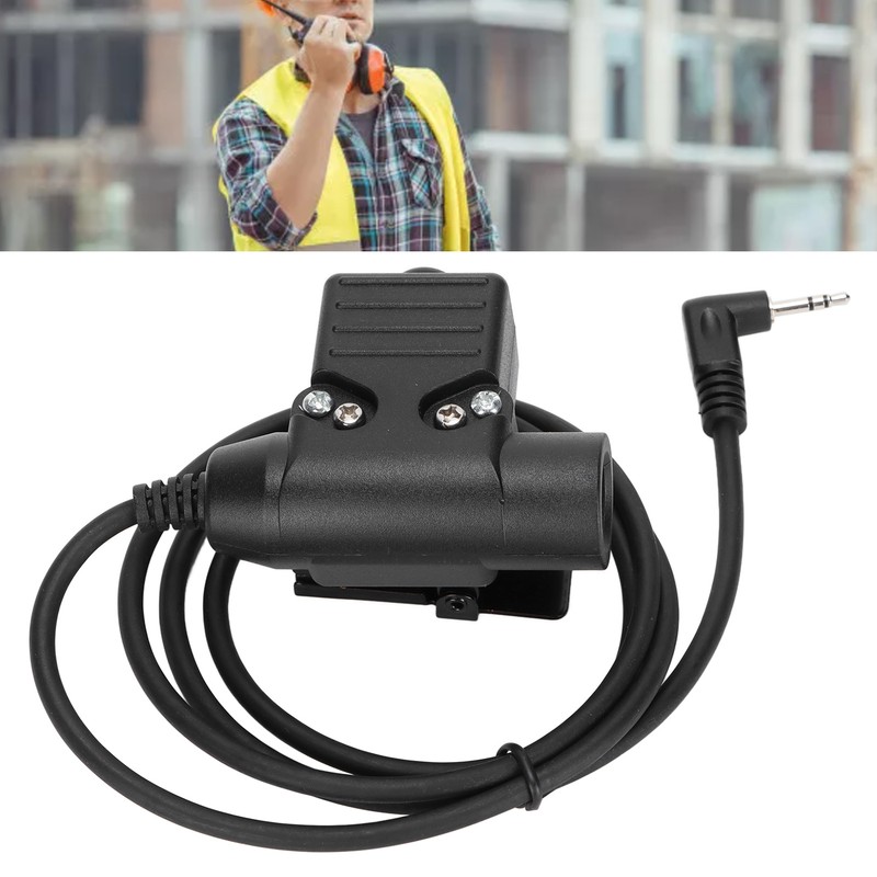 U94 PTT Military Adapter Military Radio Headset Adapter Compatible for