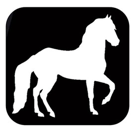 Paso Fino Horse plain TP 595 6" Decal Sticker saddle horseshoe tack accessories