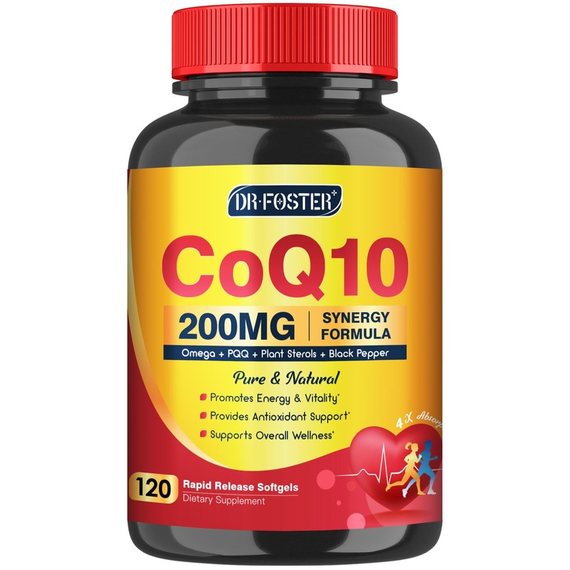 DRFOSTER Cápsulas Blandas Coq10 De 200 Mg Con Vitamina E