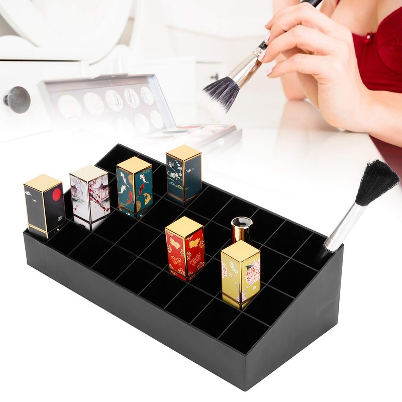 Tyenaza 36 Grids Makeup Storage Box, Lipstick Organizer Storage Box