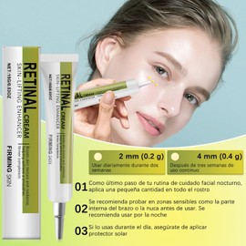 2PC 15g Retinol Shot Tightening Serums, Retinal Mild Face Moisturising Cream for All Skin Types, Repairs and Enhances Skin Elasticity
