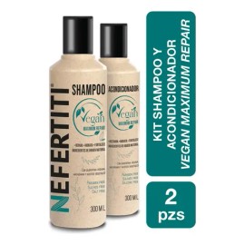 Kit Shampoo + Acondicionador Sin Sulfato Sin Parabenos Vegan