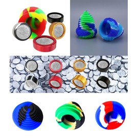 Reusable Metal Rings with 30 High - Performance Replacement Filters - Ideal for Universal Silicone Mouth Funnels, Ultra - Clean Filtration (Gold 2 Metal Rings, 30 Replacement Filters)