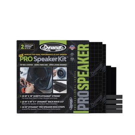 Dynamat PRO Speaker Kit for Sound Deadening – Includes Dynamat Xtreme, Back Wave & Pro Speaker Ring Strips – Noise Dampening for Speakers – Made in USA – Easy Self Adhesive Install