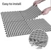 12Pack Interlocking Floor Tiles Soft PVC Non Slip Shower Floor