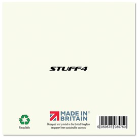 Stuff4 57th Anniversary Card for Husband Wife - Anniversary Party - Happy 57th Wedding Anniversary Card for Partner, 5.7 x 5.7 Inch Greeting Cards for Fifty-Seventh Anniversaries