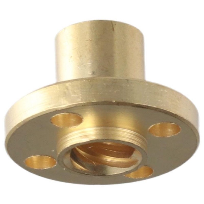 Fudeshe 2PCS Lead Screw Brass Nut, T8 Lead Screw,Anti Backlash