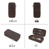 Contact's family Single Genuine Leather Single Watch Organizer Strap Case