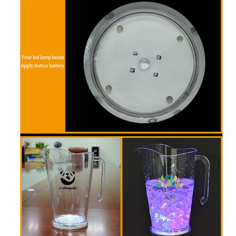 1.8L Plastic Color Change LED Ice Bucket Bar Beer Jug