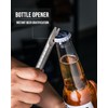 TIMULTI Titanium EDC Pry Bar with Bottle Opener, Measure Function