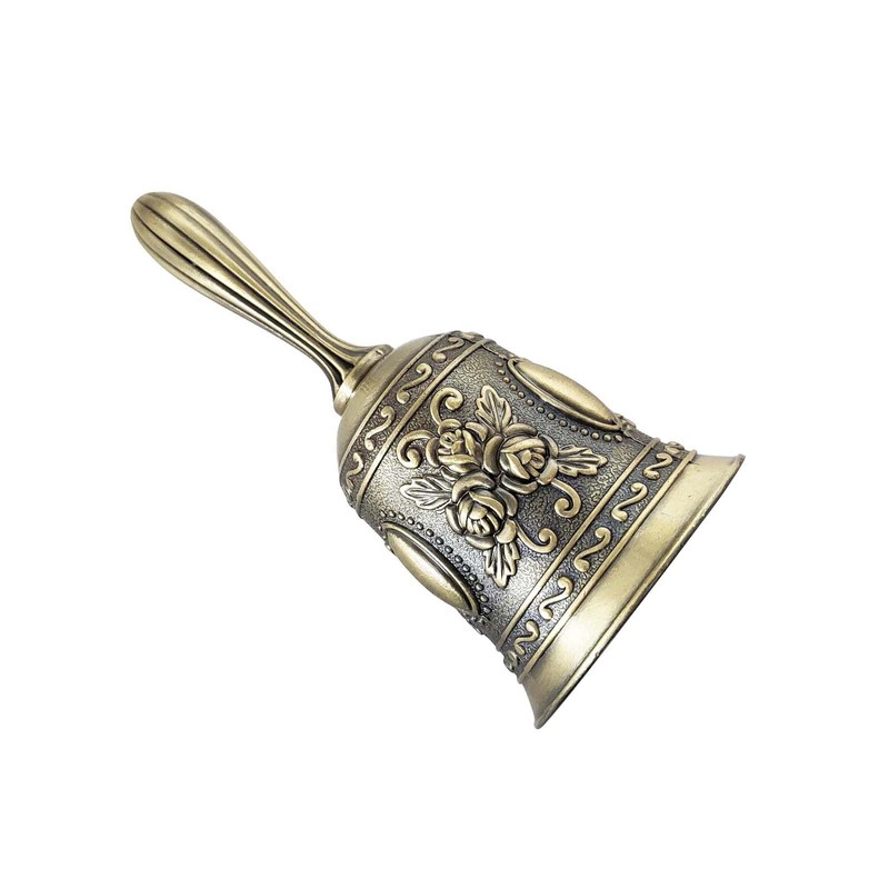 1 Pack Hand Held Bell, Metail Dinner Bell Wedding Bells,