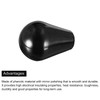 HARFINGTON 4Pcs M6x40mm Black Phenolic Oval Knobs with Brass Insert