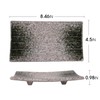 Uaral Japanese Sushi Plates,8.5inch Ceramic Sushi Plate,Sashimi Plate For Restaurant