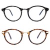 SOPHILY Round Reading Glasses Women Men Circle Readers Blue Light