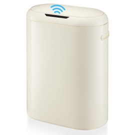 Automatic Trash Can with Lid,13 Gallon Smart Trash Can, 50L Motion Sensor Trash Can for Bedroom, Bathroom, Kitchen, Office