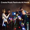 LED Tambourine, Light up Musical Flashing Tambourine (1 PCS)