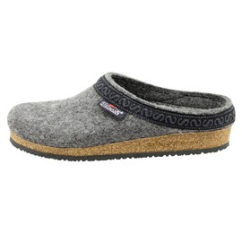 Stegmann Women's 'Original 108' Wool Clog with Cork Sole - Wide Width Grey