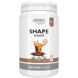 MEGAMAX Shape Shake Iced Coffee – Abnehmshake & Eiweißpulver, Mahlzeitenersatz Shake mit Glucomannan, Proteinshake zum Abnehmen, Low Carb Diät Produkt, 425 g