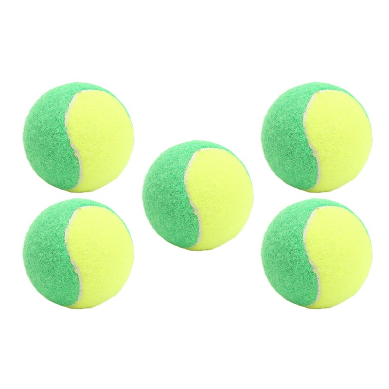 5PCS 6cm Rubber Tennis Balls Elastic Squash Ball Pressure Relief