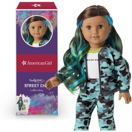 American Girl Truly Me 18-inch Doll #89 with Hazel Eyes, Brown Hair w/Highlights, and Tan Skin in Camo Outfit, For Ages 6+
