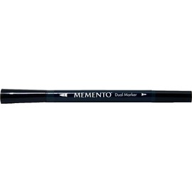 Memento Dual-Tip Marker-Tuxedo Black