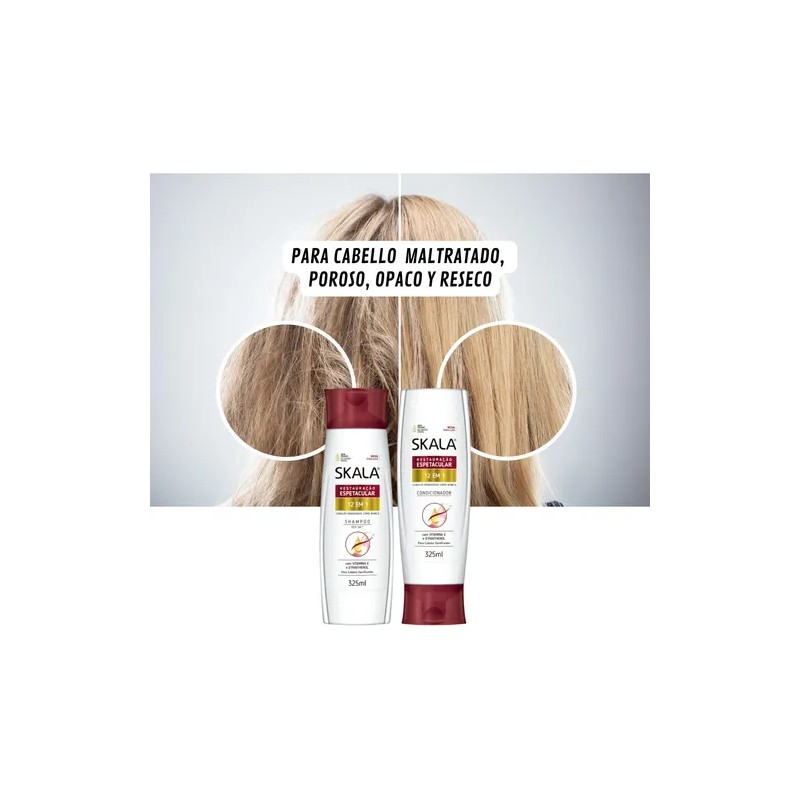 Kit Shampoo Acond Y Mascarilla Skala Para Cabello Radiante