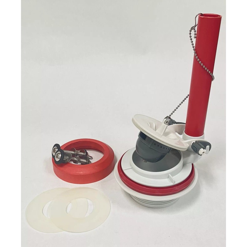 NuFlush Class Five Replacement 4-inch Flush Valve Upgrade with Extra