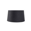 QAZQA Modern Cotton Lampshade Black 35I30I20 with Gold I Brass