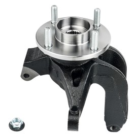 KAX Steering Knuckle Wheel Bearing Hub Assembly Fit for Ford Focus 2006-2011,Front Left Driver Side Replaces 698407