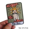 CHBROS Cat in The Sun and Moon Embroidered Patches Applique,