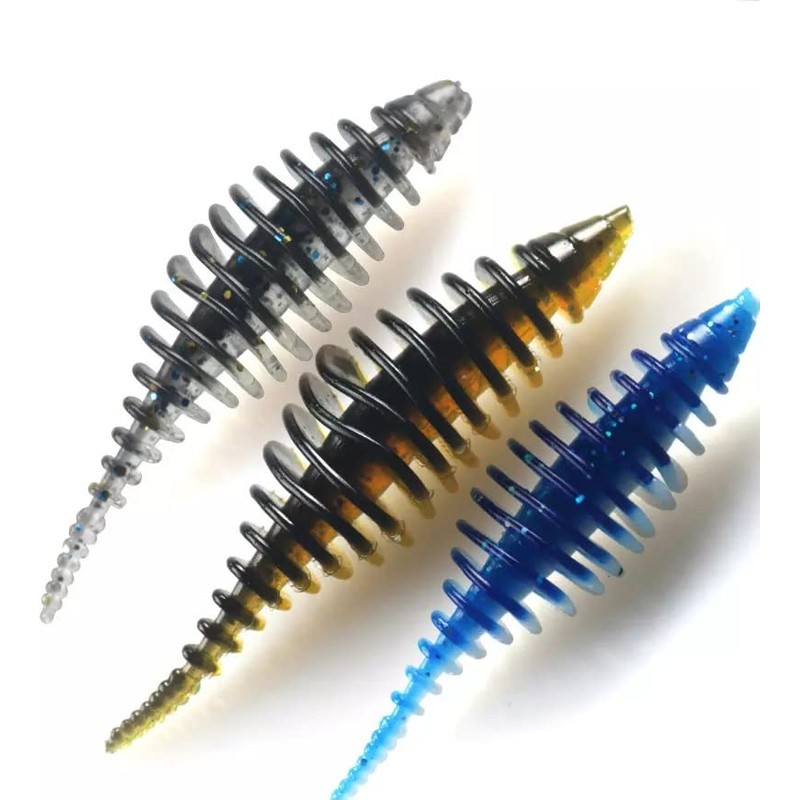 Trout Rubber Bait Set Trout Fishing 29 Pieces Rubber Bait