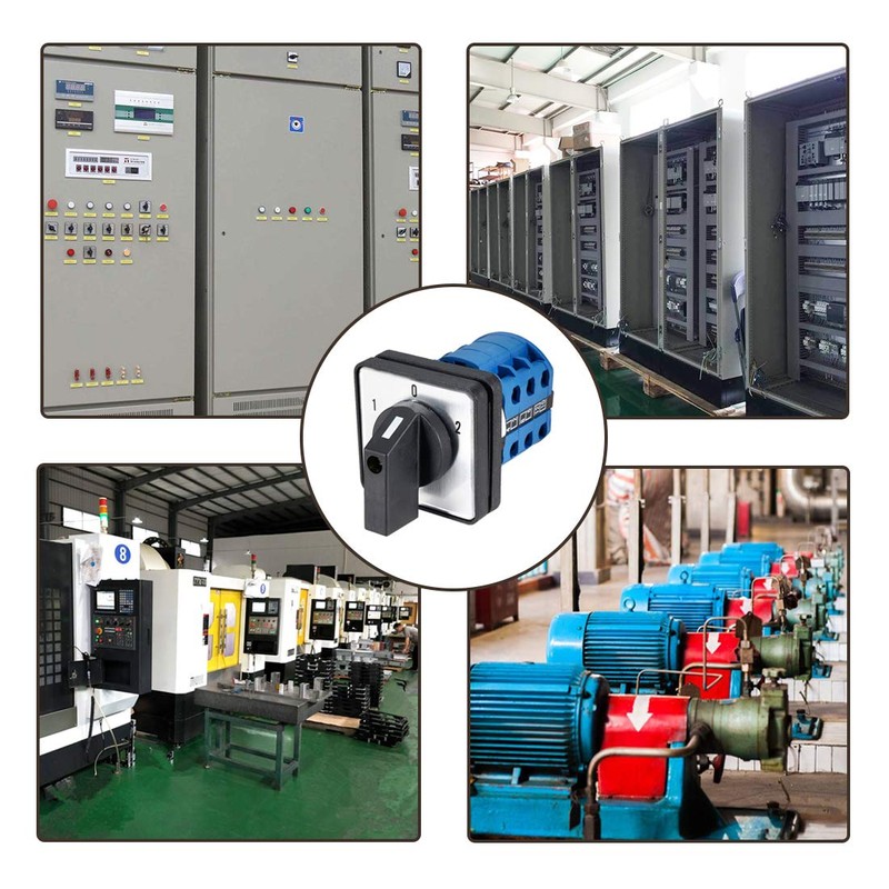 VictorsHome Changeover Switch LW28-20 3 Positions 12 Terminals Universal Rotary