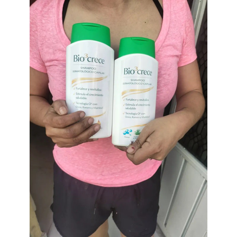 Shampoo Bio3crece Ozonizado Vitamina Romero 300ml