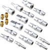 Leanockesa 20pcs Air Hose Quick Connect,Air Compressor Connector Coupler Pneumatic