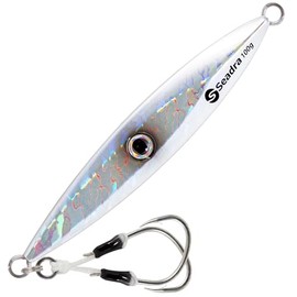 Seadra Strike Eye Slow Jig (Holo Silver, 150gm)