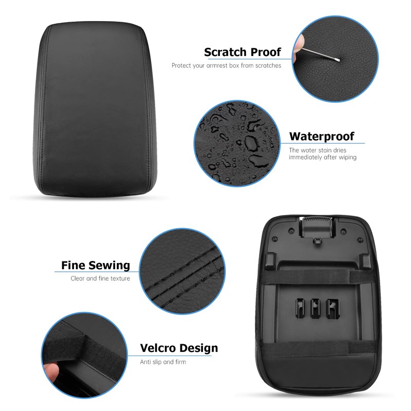 INTGET Center Console Cover for 2022-2025 2026 Nissan Frontier Accessories