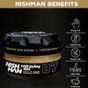 Nish Man HAIR Styling GEL WAX Gold One 07