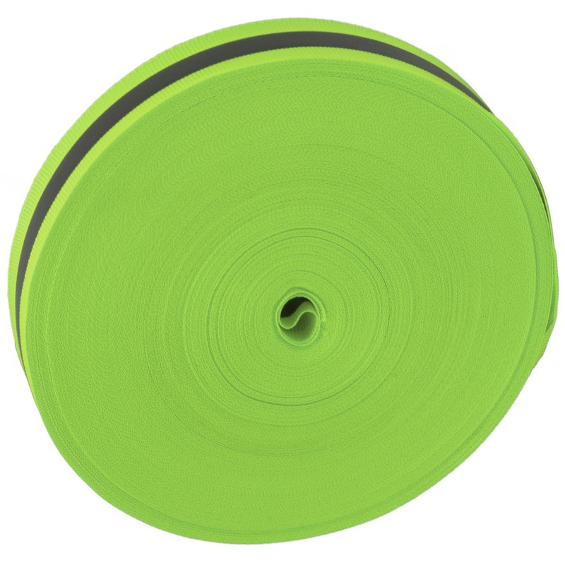 Reflective Ribbon Soft Durable Flexible Fluorescent Ribbon for Improving Night