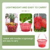 Plastic Berry Baskets 10Pcs Fruit Picking Basket Berry Bucket Quart