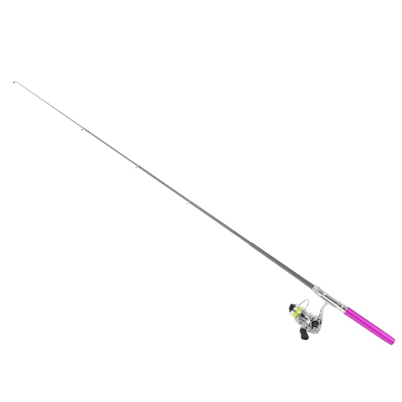 Portable Mini Pen Shape Fishing Rod Pole Pocket Retractable Fishing