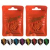 THOR-DARTS L-Style Dart Tips in Double Pack Flights (2 x