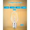 OuuKoo Night Light Bulbs 4 Watt - Small Light Bulb