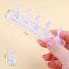 BQAN 2 Set Nail Holder for Painting Nails, Transparent Acrylic