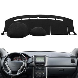 Fcovergurus Dash Cover Mat Custom Fit for Honda Pilot 2003-2008, Dashboard Cover Cap Pad Carpet Protector F204 (Black)