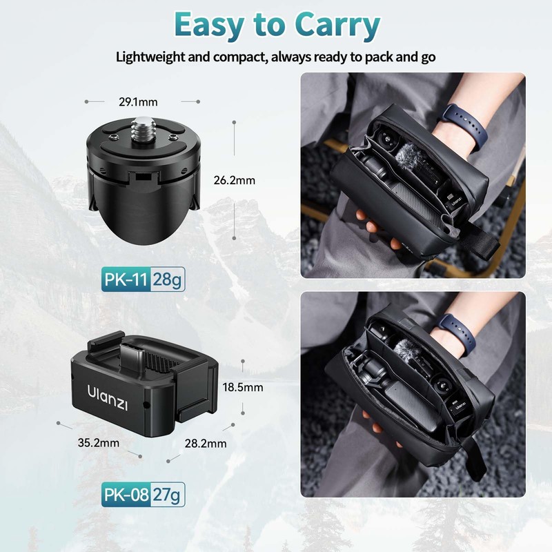 ULANZI Mini Vlog Tripod for DJI Pocket 3