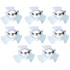 8x Adam Hall 4115 Ball Corners Small 44 mm High