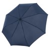 Doppler Fiber Magic Flipback Pocket Umbrella 30 cm, Plain blue