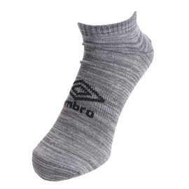 Umbro Socks, Ankle Socks, Training Design, 3 Pairs Set, Heathered Style, Cotton Blend, Ankle Length, Unisex, Unisex, MGPG (UUAVJB04)