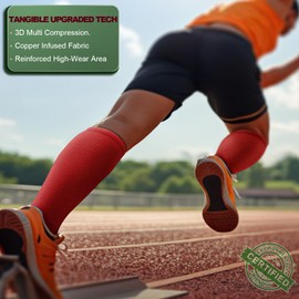 KEMISANT Women Socks 6Pack,Compression Knee-High Socks 15-20 Pressure For Nurse Recovery-Extra Wicking(6Pairs,Small-Medium)