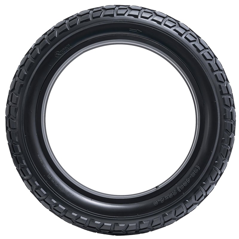 YUNSCM 2-PCS 20" Heavy Duty 20x4.0/98-406 Fat E-Bike Tires 20inch